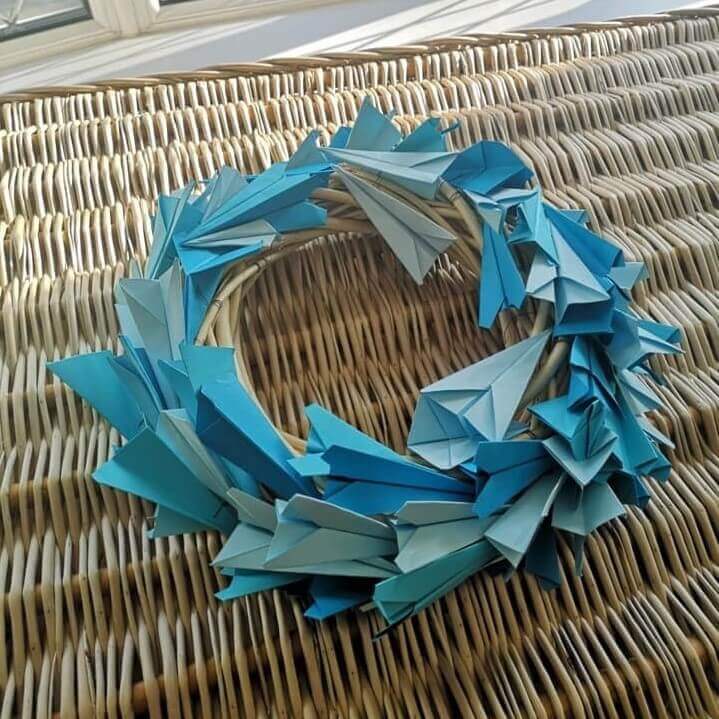 Paper wreath
