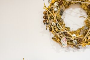 Wreath on a wall