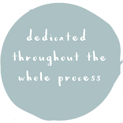 Dedicated throughout the whole process