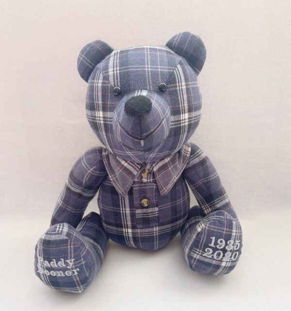 Memory Bear (handmade from clothing or blankets) - Image 4