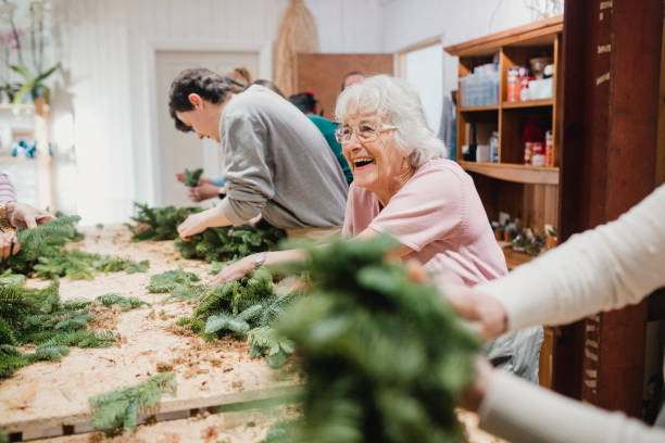 Wellbeing after bereavement workshops by Full Circle Funerals - wreath making workshop