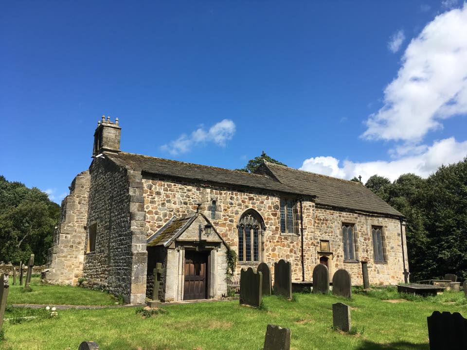 All Saints Church Weston Otley Cemetery with Church