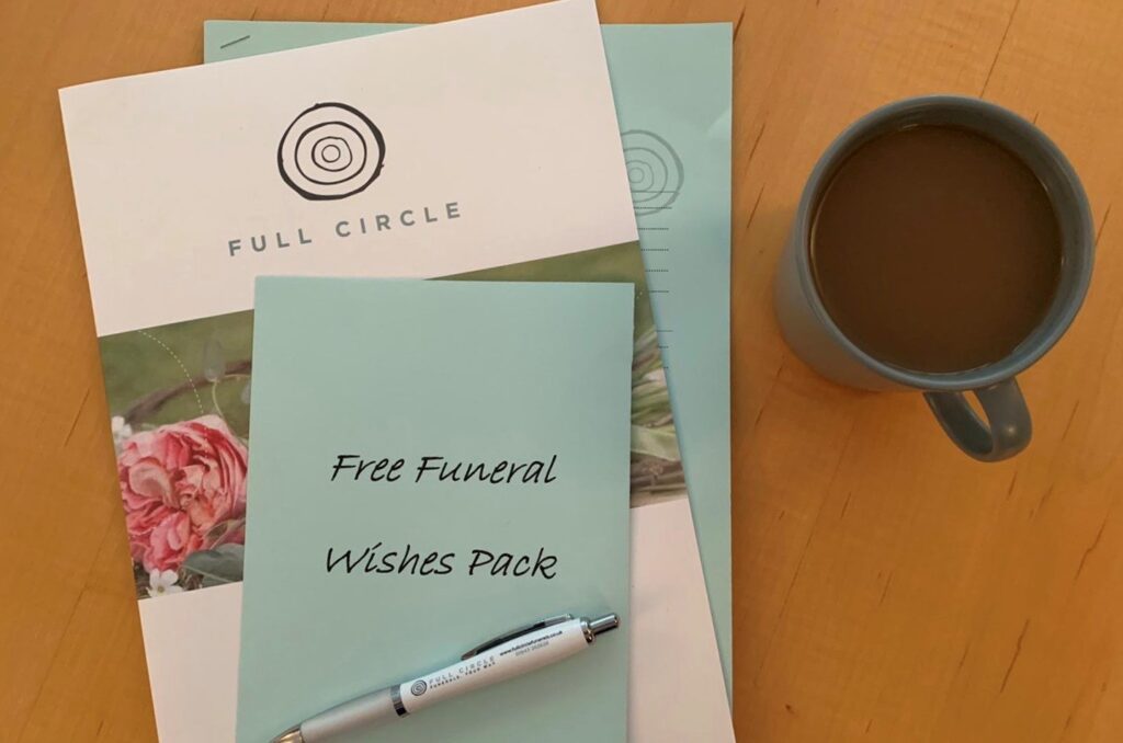 Full circle funeral wishes