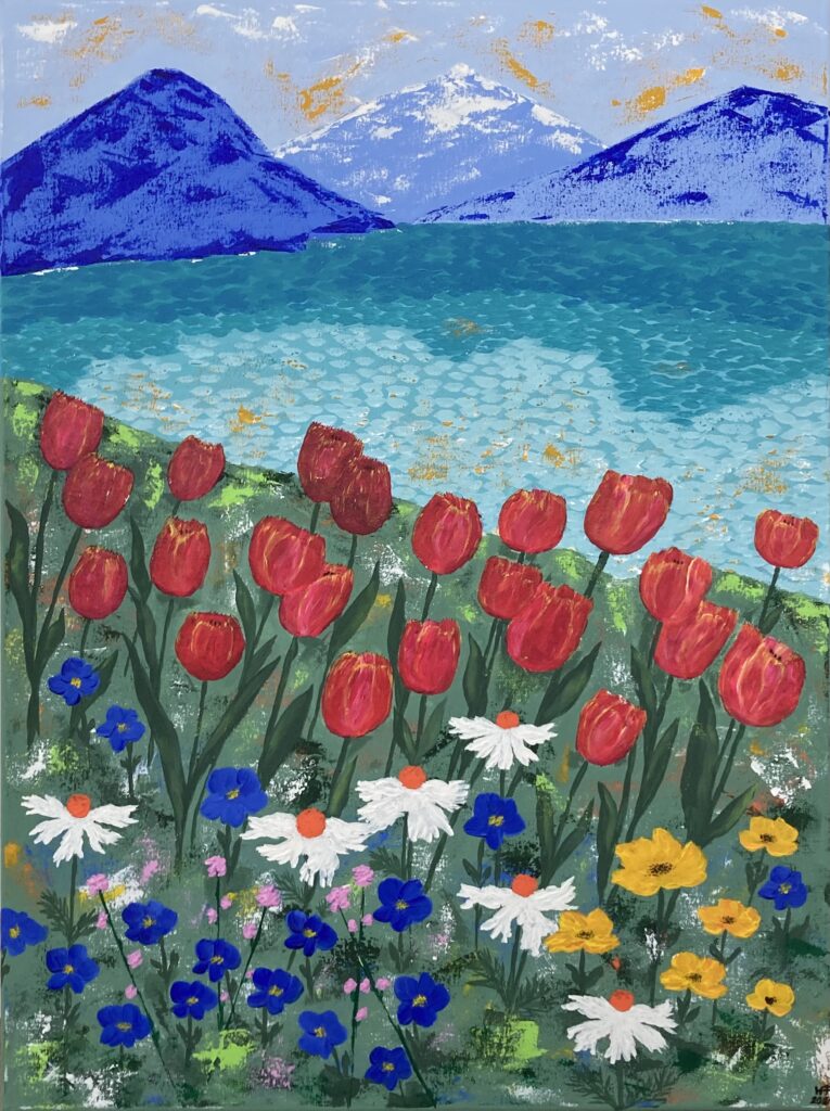 Hajnalka Fellmann_Flowers by the lake