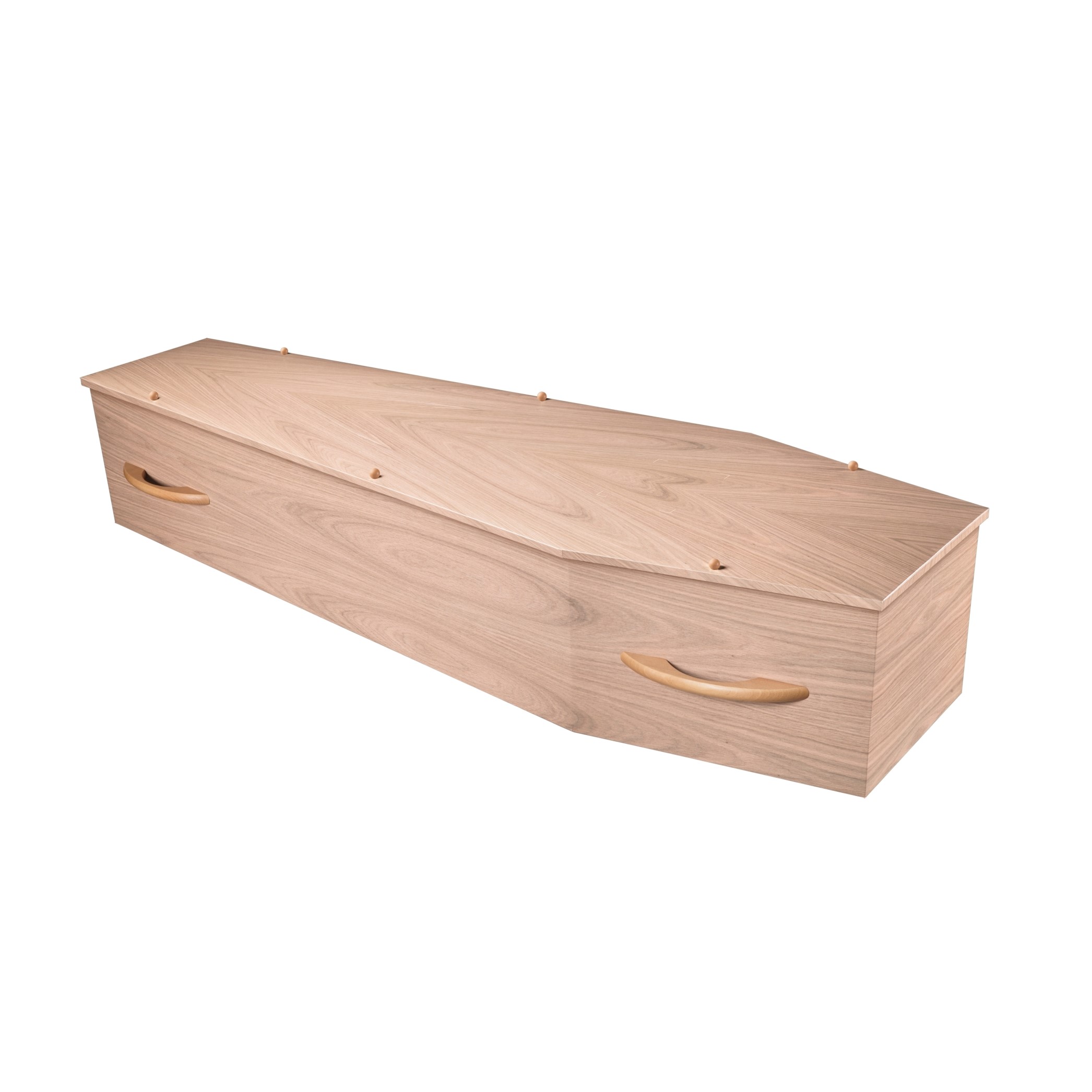 LifeArt Heritage Timber Oak Coffin