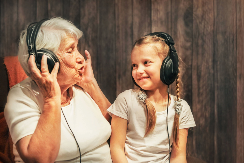 Listening to music together