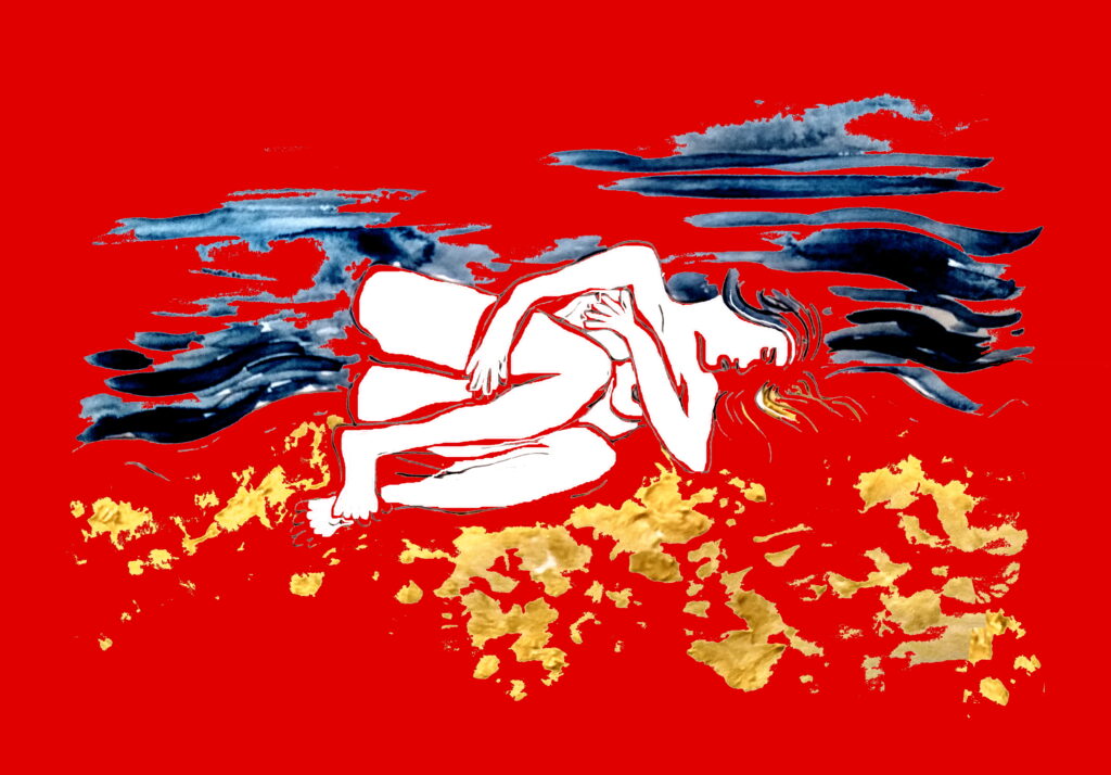 Anna May - woman on griefs beach 4